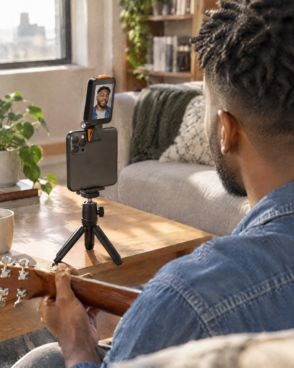 Flippo Clip · On the tripod · one take, guitar