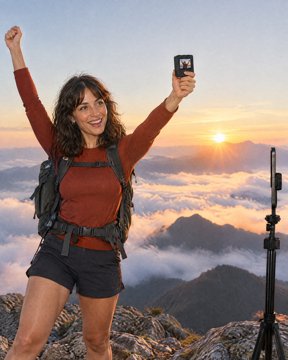 Flippo Remote · Summit shot, nobody else needed
